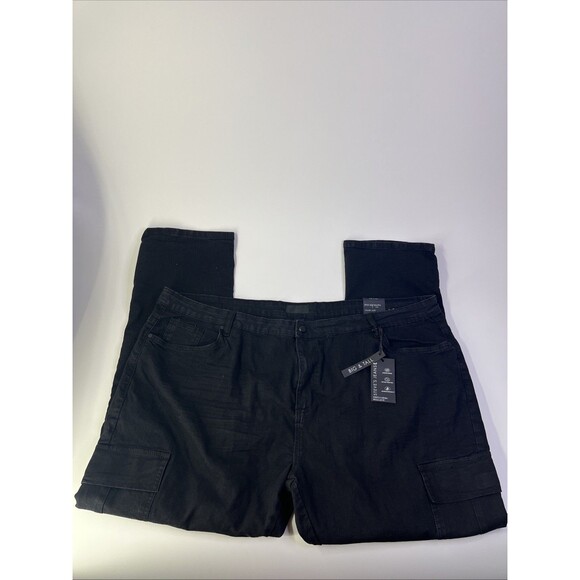 Steve's Jeans Other - STEVES Jeans Men’s 48x32 Black Cargo Denim Pants Stretch Big & Tall NWT